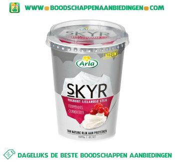 Skyr framboos cranberry aanbieding