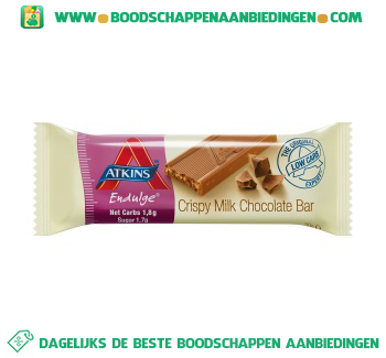 Crispy melkchocolade aanbieding