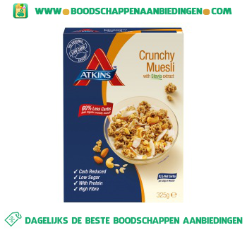 Atkins Crunchy muesli aanbieding