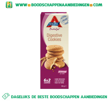 Atkins Digestive cookies aanbieding