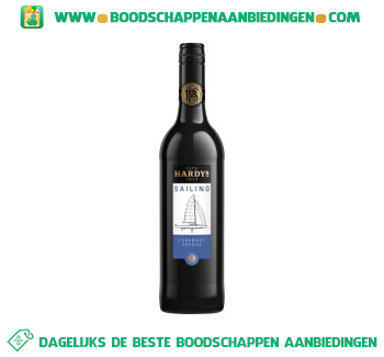 Hardy's Sailing cabernet shiraz aanbieding