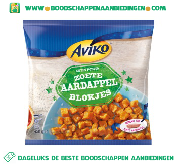 Aviko Zoete aardappelblokjes aanbieding