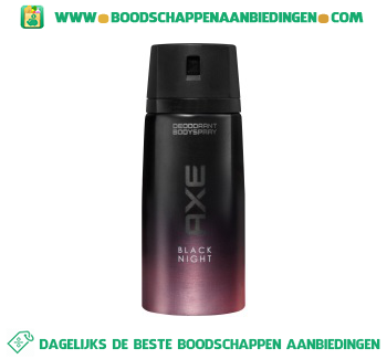 Deodorant Spray Black Night aanbieding