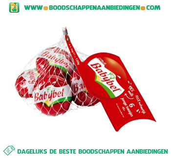 Babybel Mini netje 6 stuks aanbieding