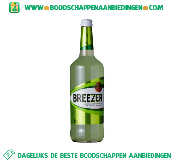 Breezer lime aanbieding