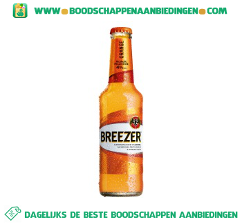 Breezer orange aanbieding