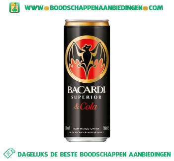 Bacardi Cola aanbieding