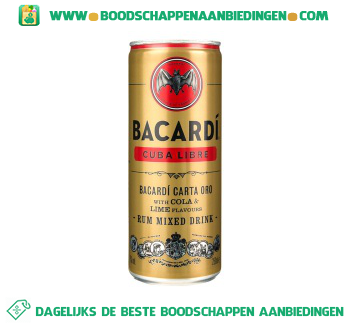 Bacardi Cuba libre aanbieding