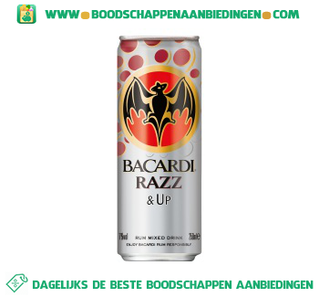 Bacardi Razz & up aanbieding