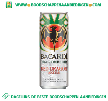 Bacardi Red dragon aanbieding