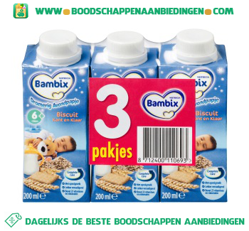 Dromerig avondpapje biscuit aanbieding