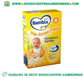 Bambix Rijstebloem vanille aanbieding