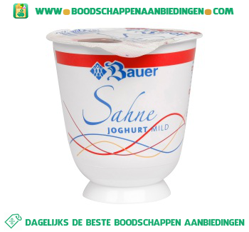 Bauer Yoghurt mild assorti aanbieding