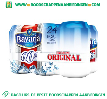 Bavaria 0.0% original pak 6 blikjes aanbieding