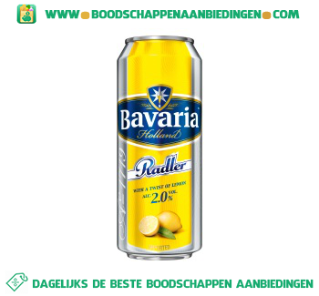 Bavaria Radler lemon aanbieding