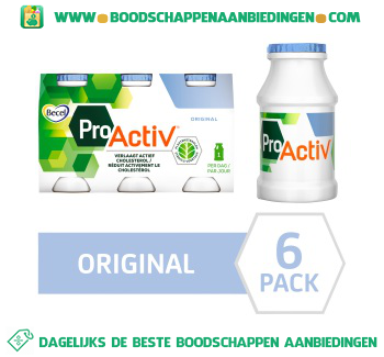 Mini Yoghurt Drinks  Pro.activ Original aanbieding