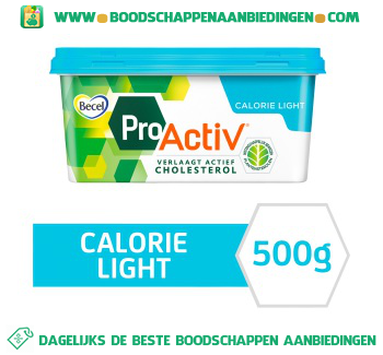 Voor op brood Pro.activ calorie light aanbieding