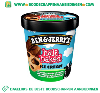 Ben & Jerry’s IJs Half Baked aanbieding