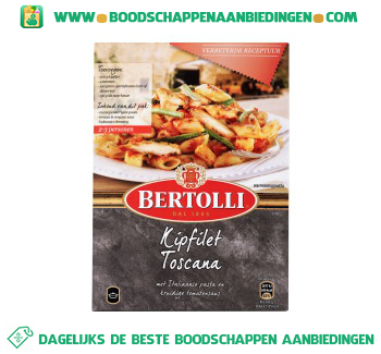 Bertolli Maaltijdpakket kipfilet toscana aanbieding