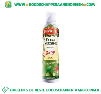 Bertolli Olijfolie spray extra vierge aanbieding