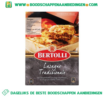 Bertolli Ovengerecht lasagne tradizionale aanbieding