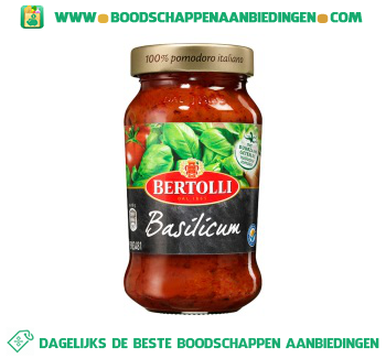 Bertolli Pastasaus basilicum aanbieding