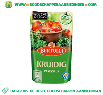 Bertolli Pastasaus in zak kruidig aanbieding