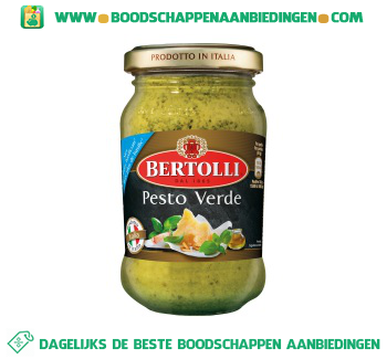 Bertolli Pesto verde aanbieding