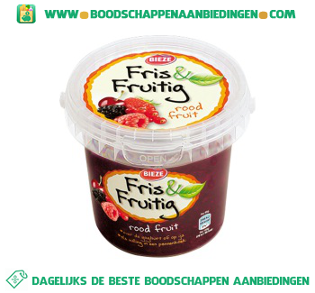 Fris&fruitig rood fruit aanbieding