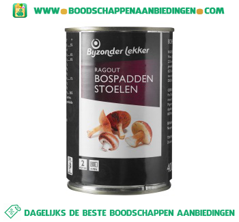 Bospaddenstoelenragout aanbieding