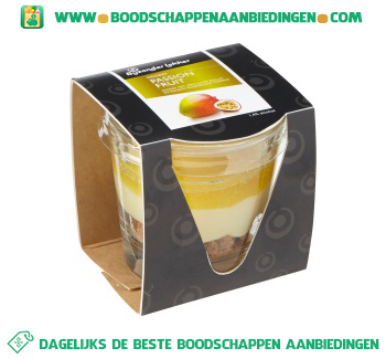 Dessert passion fruit aanbieding