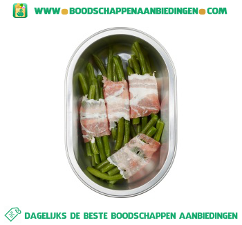 Haricots verts met spek aanbieding