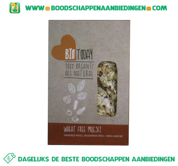 Bio today High energy muesli aanbieding