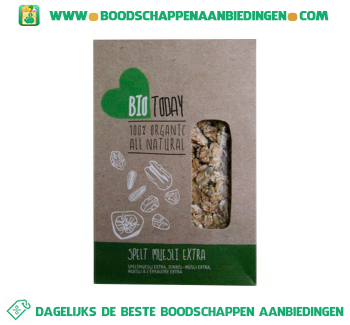 Bio today Speltmuesli extra aanbieding