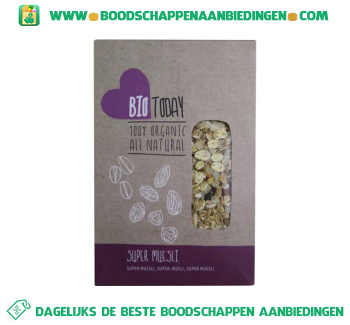 Bio today Super muesli aanbieding