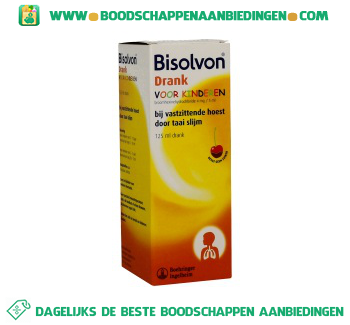 Bisolvon Elixer kind 4 mg/5ml aanbieding