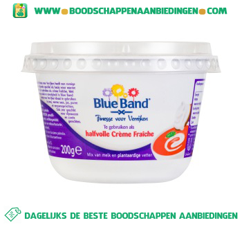 Blue Band Finesse voor koken crème fraîche aanbieding