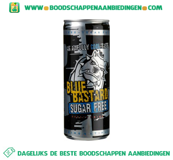 Blue Bastard No sugar energy aanbieding