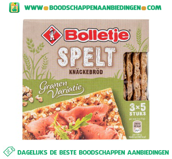 Bolletje Knäckebröd spelt aanbieding