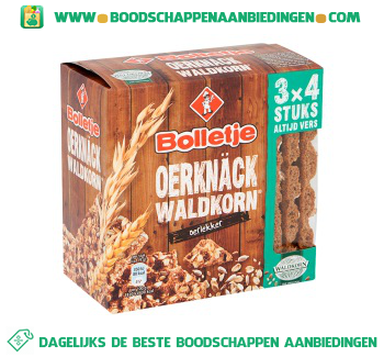 Bolletje Oerknäck waldkorn aanbieding