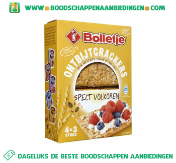 Bolletje Ontbijtcrackers spelt volkoren aanbieding