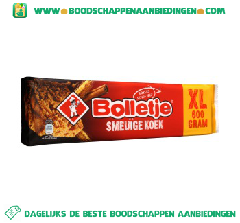 Bolletje Smeuïge koek naturel XL aanbieding