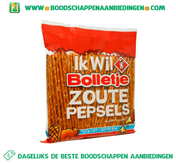 Bolletje Zoute pepsels aanbieding