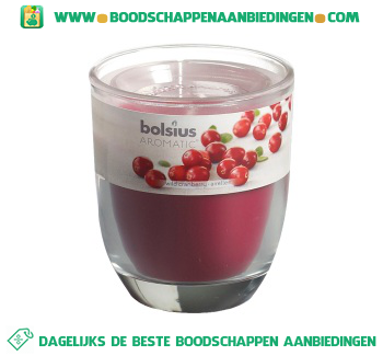 Geurglas 80/70 wild granberry aanbieding