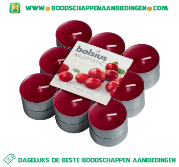 Bolsius Geurtheelicht wild cranberry aanbieding