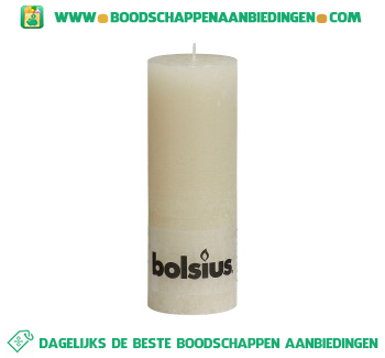 Bolsius Stompkaars 190/68 rustiek ivoor aanbieding