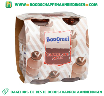 BonOmel Chocolademelk 4-pak aanbieding