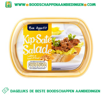 Kip sate salade aanbieding