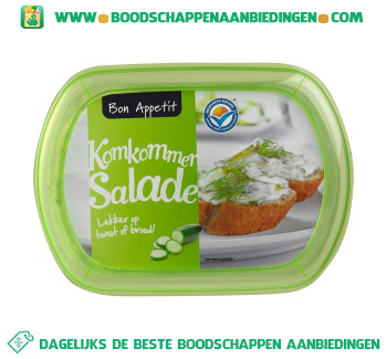 Komkommer salade aanbieding