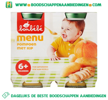 Bonbébé 06m106 pompoen met kip aanbieding
